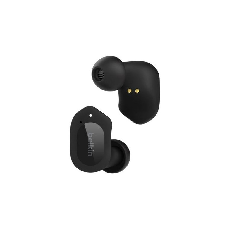 AUC005BTBK BELKIN AURICULARES INALAMBRICOS BLUETOOTH CON ESTUCHE DE CARGA NEGRO