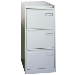 PSF3-AV7 BISLEY ARCHIVADOR METÁLICO PSF LIGHT 3 CAJONES FOLIO CARPETAS COLGANTES MULTIFORMATO FONDO 62CM - GRIS