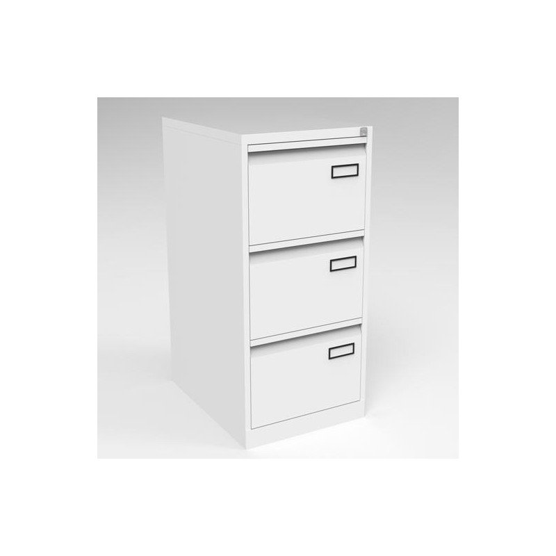 PSF3-BA5 BISLEY ARCHIVADOR METÁLICO PSF LIGHT 3 CAJONES FOLIO CARPETAS COLGANTES MULTIFORMATO FONDO 62CM - BLANCO