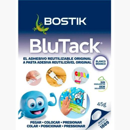 30817048 (1739) BOSTIK MASILLA ADHESIVA BLU TACK  45GR BLANCO