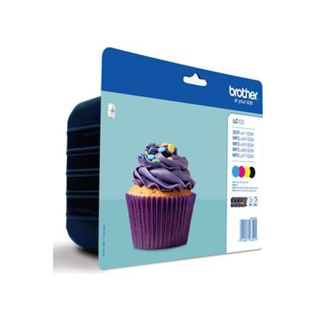 LC123VALBP BROTHER TINTA BK/C/M/Y MFC-J4410DW/J4510DW - PACK 4 COLORES