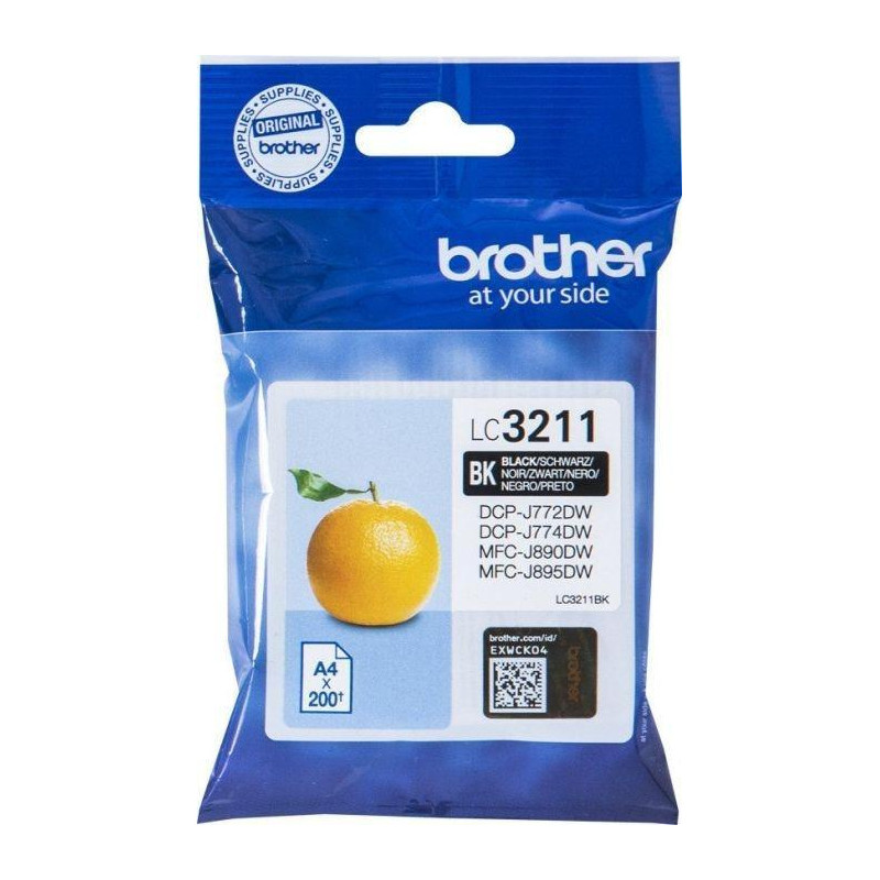 LC3211BK BROTHER TINTA NEGRO DCP-J572DW - MFC-J491DW/J497DW/J890DW/J895DW