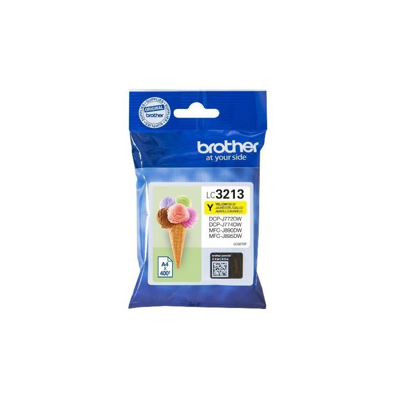 LC3213Y BROTHER TINTA AMARILLO DCP-J572DW - MFC-J491DW/J497DW/J890DW/J895DW - ALTA CAPACIDAD