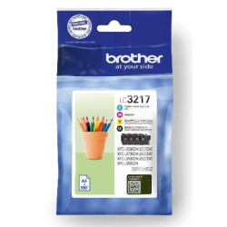 LC3217VAL BROTHER TINTA BK/C/M/Y MFC-J5330DW/J5730DW/J6530DW/J6930DW - PACK 4 COLORES