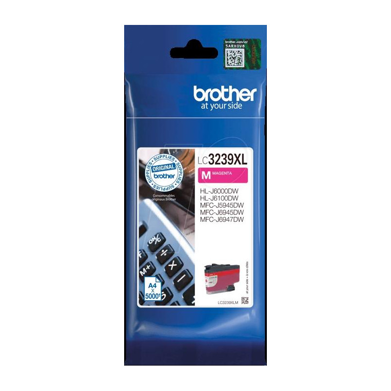 LC3239XLM BROTHER TINTA MAGENTA HL-J6000DW - MFC-J5945DW/J6945DW