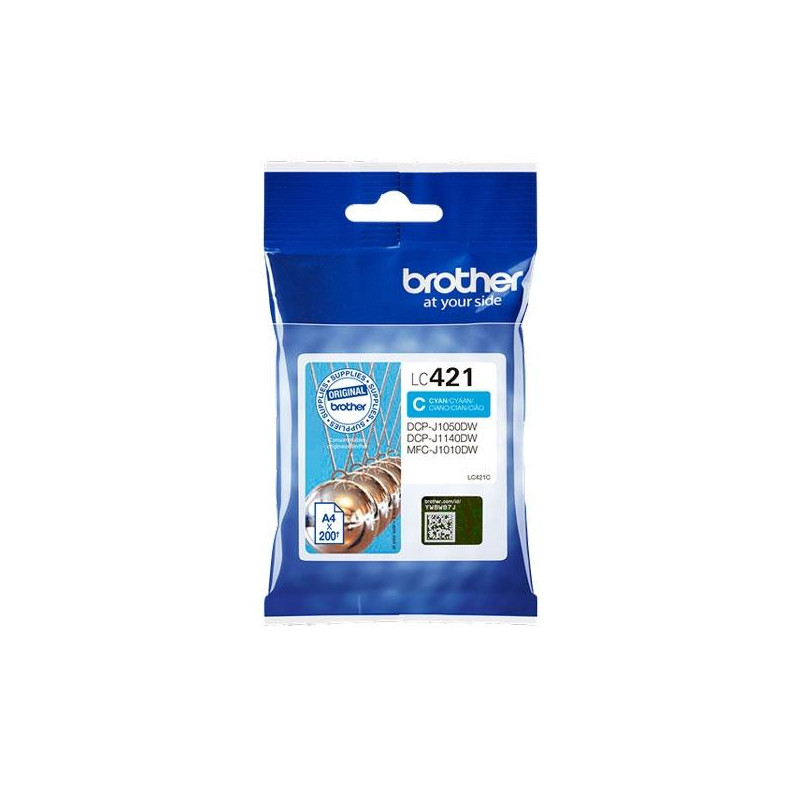 LC421C BROTHER TINTA CIAN DCP-J1050DW - MFC-J1010DW