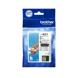 LC421VAL BROTHER TINTA BK/C/M/Y DCP-J1050DW - MFC-J1010DW - PACK 4 COLORES