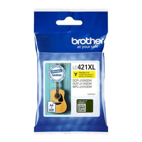 LC421XLY BROTHER TINTA AMARILLO DCP-J1050DW - MFC-J1010DW