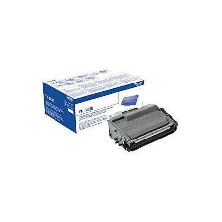TN3430 BROTHER TONER NEGRO HL-L5000D/L5100DN/L5200DW/L6300DW/L6400DW - DCP-L5000DN/L6600DW - MFC-L5700DN/L5750DW/L6800DW/L6900DW