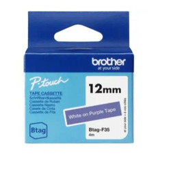 BTAGF35 BROTHER CINTA DOMÉSTICA BTAG BLANCO SOBRE MORADO - PTN10