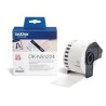 DKN55224 BROTHER CINTA CONTINUA DE PAPEL TÉRMICO NO ADHESIVO PARA TARJETAS DE INDENTIFICACIÓN - BLANCO - 54MMX30