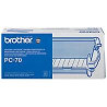PC70 BROTHER CARTUCHO + BOBINA NEGRO  T-72/74/76/78/84/94/96