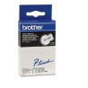 TC201 BROTHER CINTA ROTULADORA LAMINADA TEXTO NEGRO SOBRE BLANCO DE 12MMX7