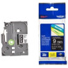 TZE325 BROTHER CINTA ROTULADORA LAMINADA TEXTO BLANCO SOBRE NEGRO - 9MMX8M