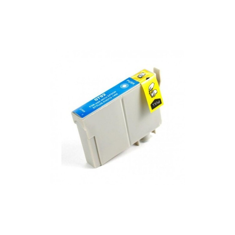 Compatible Epson  T0792 Cyan Cartucho de Tinta