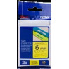 TZE611 BROTHER CINTA ROTULADORA LAMINADA TEXTO NEGRO SOBRE AMARILLO - 6MMX8M