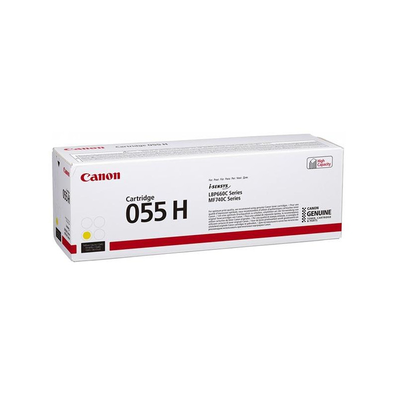 3017C002 CANON TONER AMARILLO LBP 663/664 - MF 742/744/745/746 - 055HY