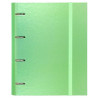 12257421 CARCHIVO CARPETA ANILLAS 4X35MM CARPEBLOCK METAL C/RECAMBIO 100H A4 90GR 1 BANDA COLOR CARTÓN PLASTIFICADO VERDE