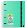12477478 CARCHIVO CARPEBLOCK 360 MY RULES CON RECAMBIO 100H A4 5X5 90GR 4 SEPARADORES PP FOAM JADE