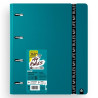 12477479 CARCHIVO CARPEBLOCK 360 MY RULES CON RECAMBIO 100H A4 5X5 90GR 4 SEPARADORES PP FOAM DEEP GREEN