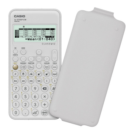 FX-570SPCW CASIO CALCULADORA CIENTIFICA FX-570SPCW 10+2 DÍGITOS 576 FUNCIONES BLANCO