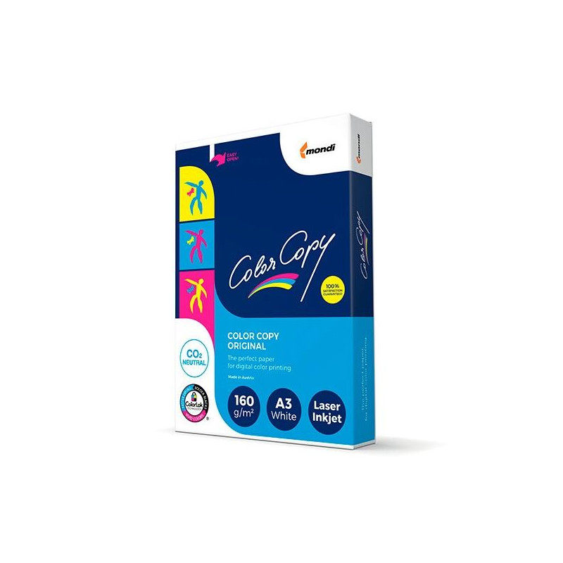 266614 COLOR COPY ORIGINAL PAPEL REPROGRÁFICO DIN A3 160GR PAQUETE 250H BLANCO SATINADO MATE