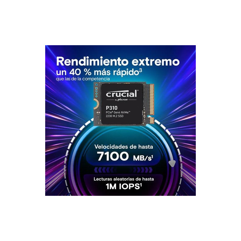 CT1000P310SSD2 CRUCIAL SSD M.2 1TB  PCIE 4.0 NVME P310 2230