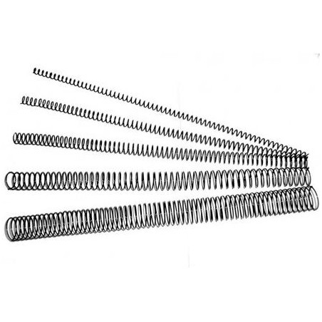 23026 DHP ESPIRAL METÁLICA 5:1 26MM A4 PASO 64 NEGRO C/100