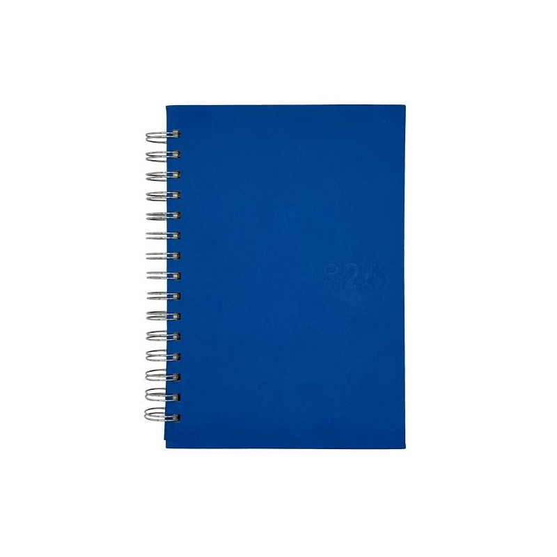 25002533 DIDEX AGENDA BOSTON ESPIRAL 21DZ DÍA PÁGINA 14.5X21CM AZUL 2026