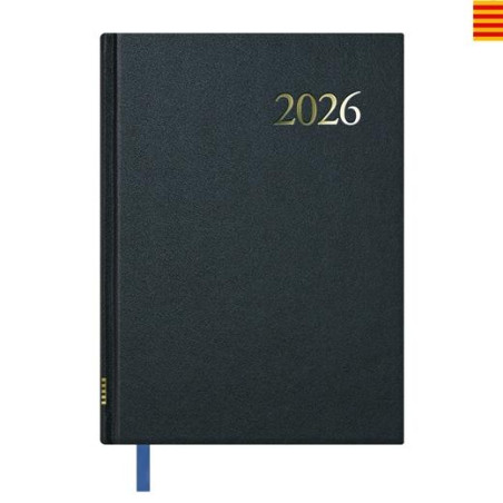 11125-2026 DOHE AGENDA ANUAL SEGOVIA 14X20CM SV NEGRO 2026 CATALÁN
