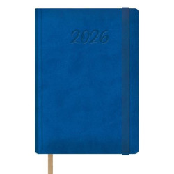 12878-2026 DOHE AGENDA ANUAL SAMBA 15X21CM DP CIERRE C/GOMA AZUL 2026