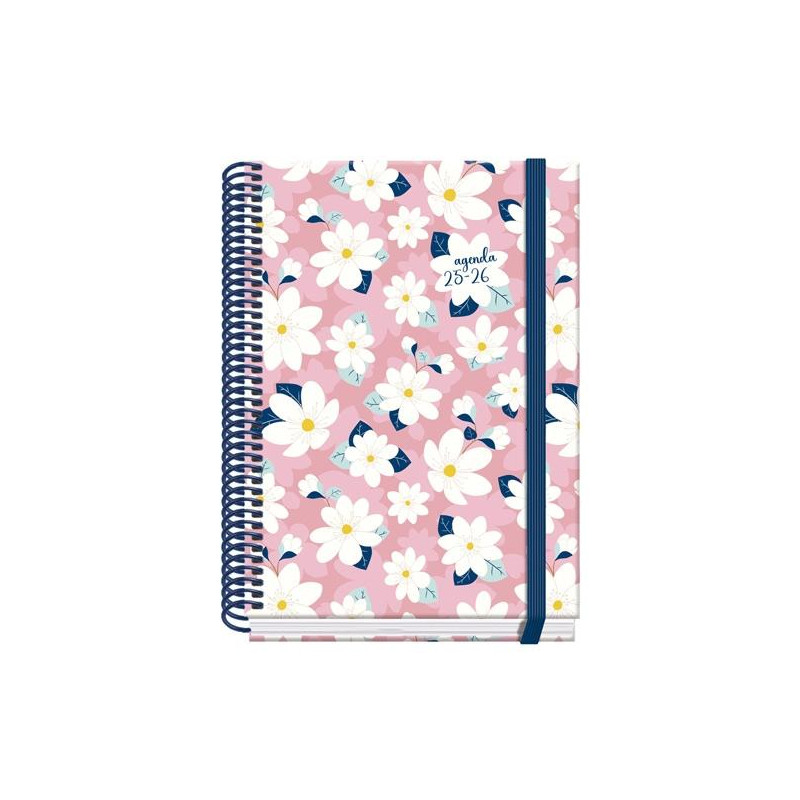 52043 DOHE AGENDA ESCOLAR PRIME A5 ESPIRAL DP CAMOMILLE 2025-2026