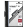 220901 DURABLE CARPETA DOSSIER PINZA DURACLIP 60 NEGRO A4 -25U-