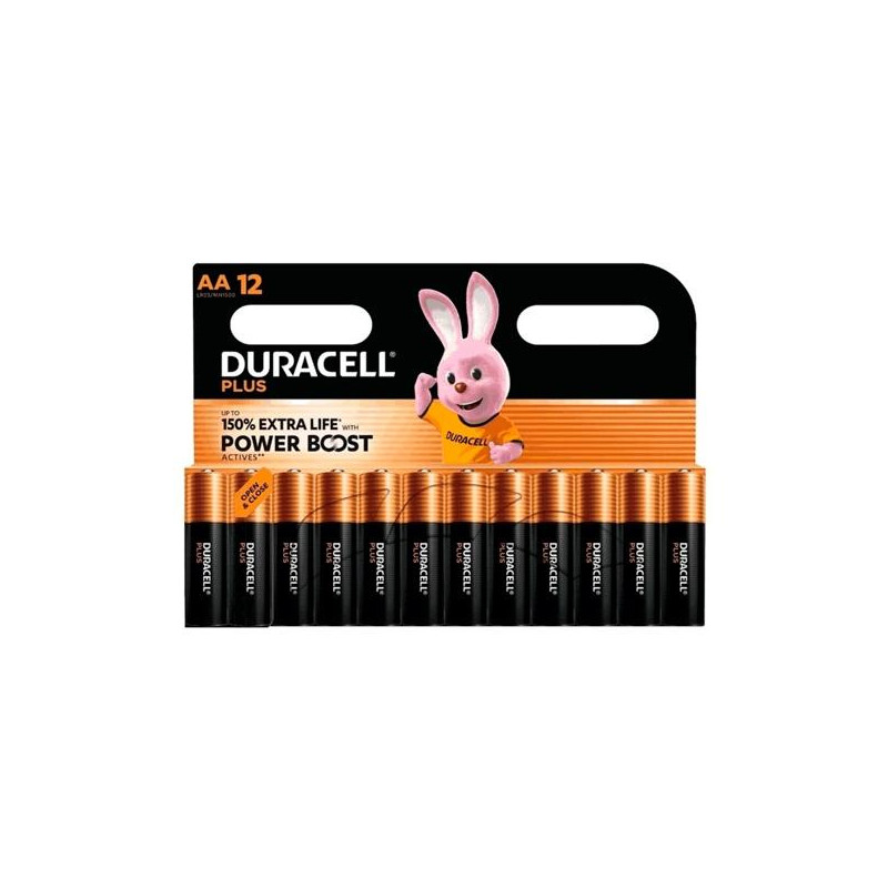DPBLR6B12 DURACELL PILAS PLUS POWER  BOOST LR06 ALCALINAS AA 1.5V BLISTER 12