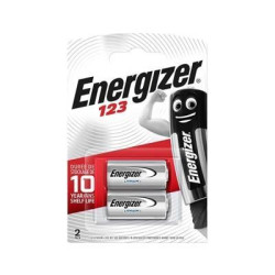 EGBCR1232 ENERGIZER PILA LITIO FOTO CR123 3V BLISTER -2U-