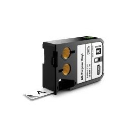 1868752 DYMO CINTA XTL 1868752 VINILO TEXTO NEGRO SOBRE BLANCO 19MM