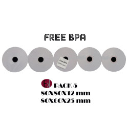 RT-EV01-80X80-65GR EKRIT ROLLO TÉRMICO SIN BPA 80X80X12MM 65GRS -5U-