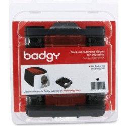 15CBGR0500K EVOLIS BADGY 200 CINTA MONOCROMO NEGRA PARA 500 IMPRESIONES