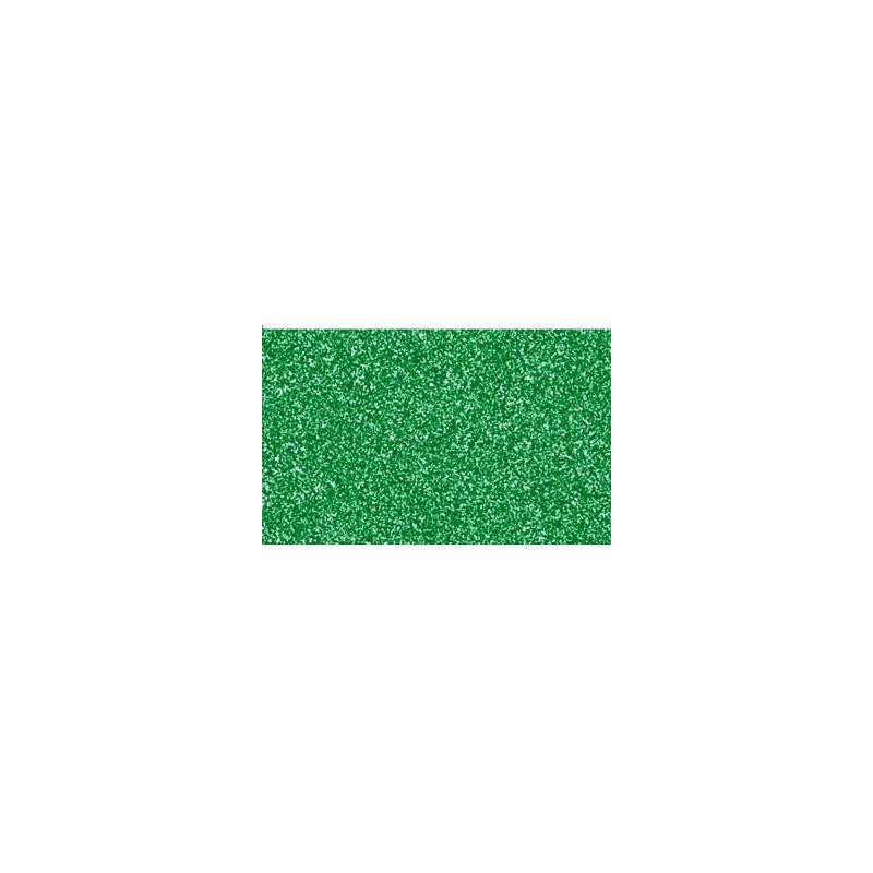 572VD FAMA GOMA EVA 50X70CM GROSOR 2MM GLITTER VERDE PACK 10 UD