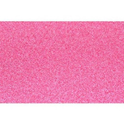 572ZG43 FAMA GOMA EVA 50X70CM GROSOR 2MM GLITTER ROSA PACK 10 UD