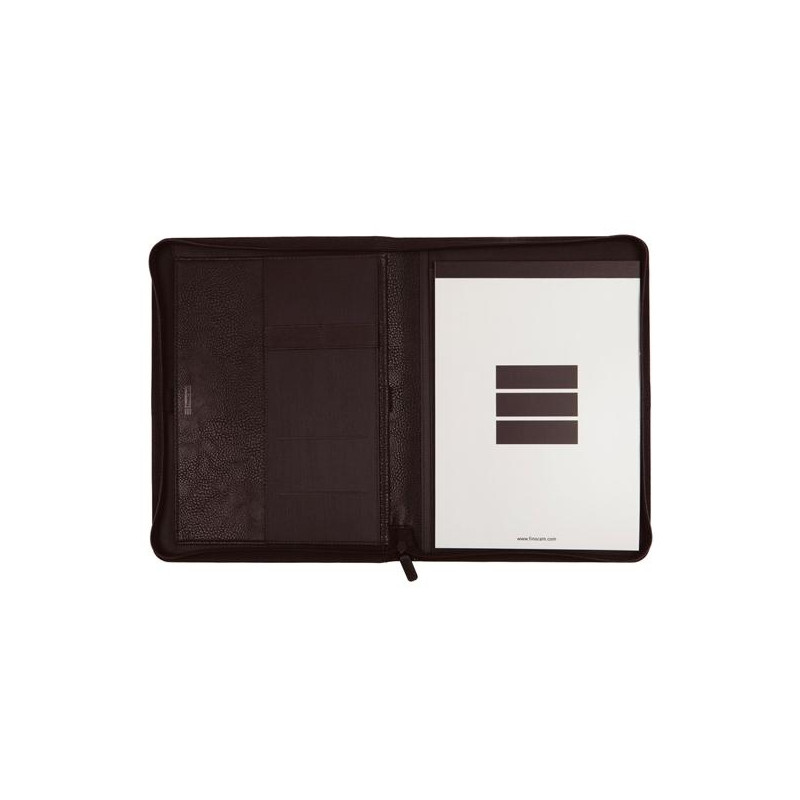 5098060 FINOCAM PORTADOCUMENTOS FOCUS CREMALLERA A4 POLIURETANO EFECTO PIEL NEGRO