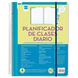 5341000 FINOCAM PLANIFICADOR DE CLASES DIARIO DOCENTE ESPIRAL 230X310MM 1DP 199 JORNADAS LECTIVAS