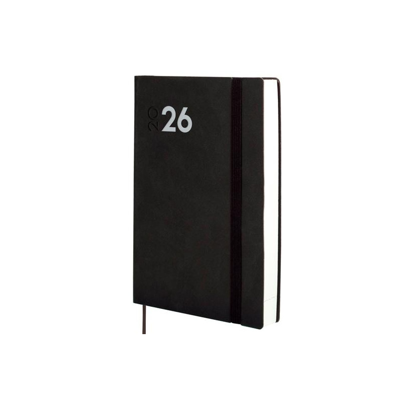 621166026 FINOCAM AGENDA DYNAMIC MARA Y10-140X204MM 1DP TAPA BLANDA NEGRO 2026