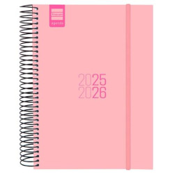 633120226 FINOCAM AGENDA PARA ESTUDIANTES ESPIRAL E10 - 155X212MM 1DP ROSA 2025-2026