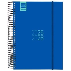 633121526 FINOCAM AGENDA PARA ESTUDIANTES ESPIRAL E10 - 155X212MM 1DP AZUL 2025-2026