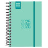 633360126 FINOCAM AGENDA PARA ESTUDIANTES ESPIRAL E8 - 120X171MM 1DP TURQUESA 2025-2026