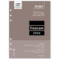 711610026 FINOCAM RECAMBIO ANUAL AGENDA DE ANILLAS OPEN R1097 1000-155X215MM 2DP 2026