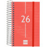 741083026 FINOCAM AGENDA ESPIRAL YEAR E3-79X127MM 1DP TAPA PP ROJO 2026