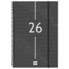 742066026 FINOCAM AGENDA ESPIRAL YEAR E11-165X242MM SVV TAPA PP NEGRO 2026
