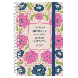 742202526 FINOCAM AGENDA ESPIRAL DESIGN COLLECTION E3-79X127MM SVH TAPA PP IMPOSIBLE 2026